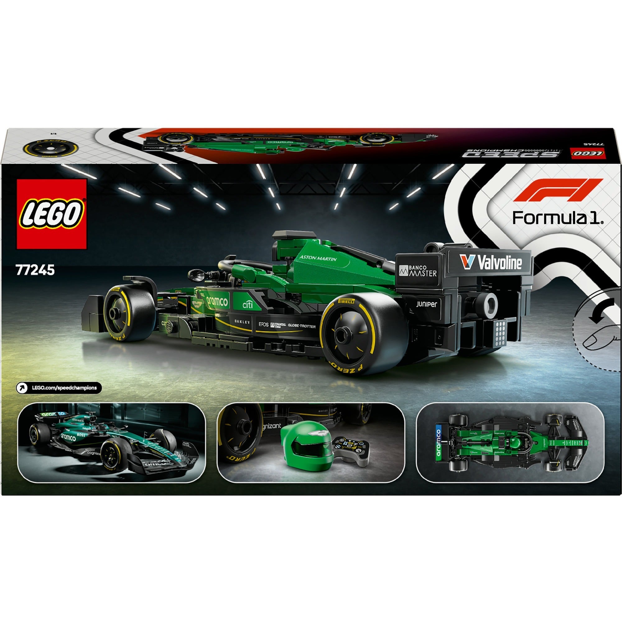 LEGO - speed champions 77245 aston martin aramco f1 amr24 racewagen