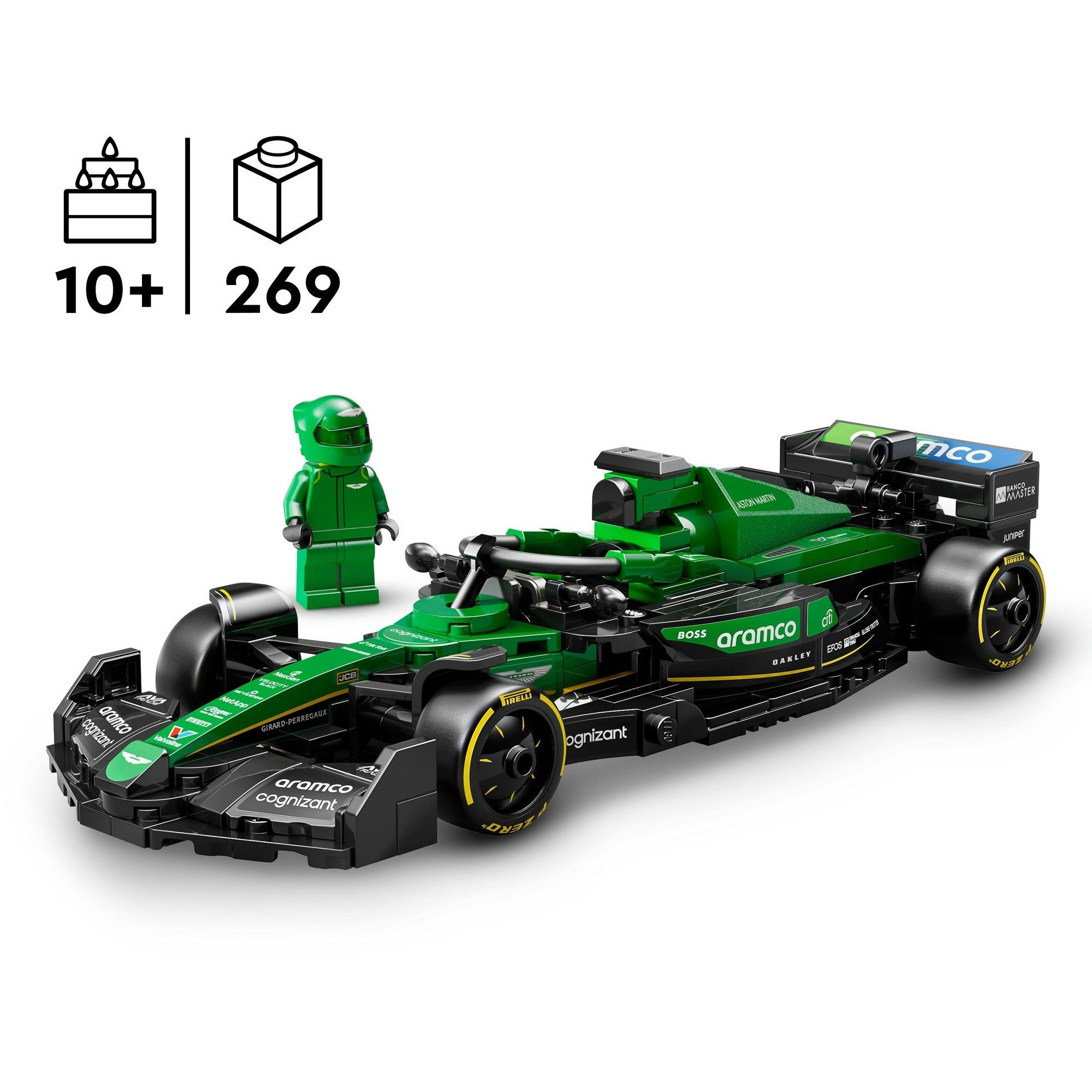LEGO - speed champions 77245 aston martin aramco f1 amr24 racewagen