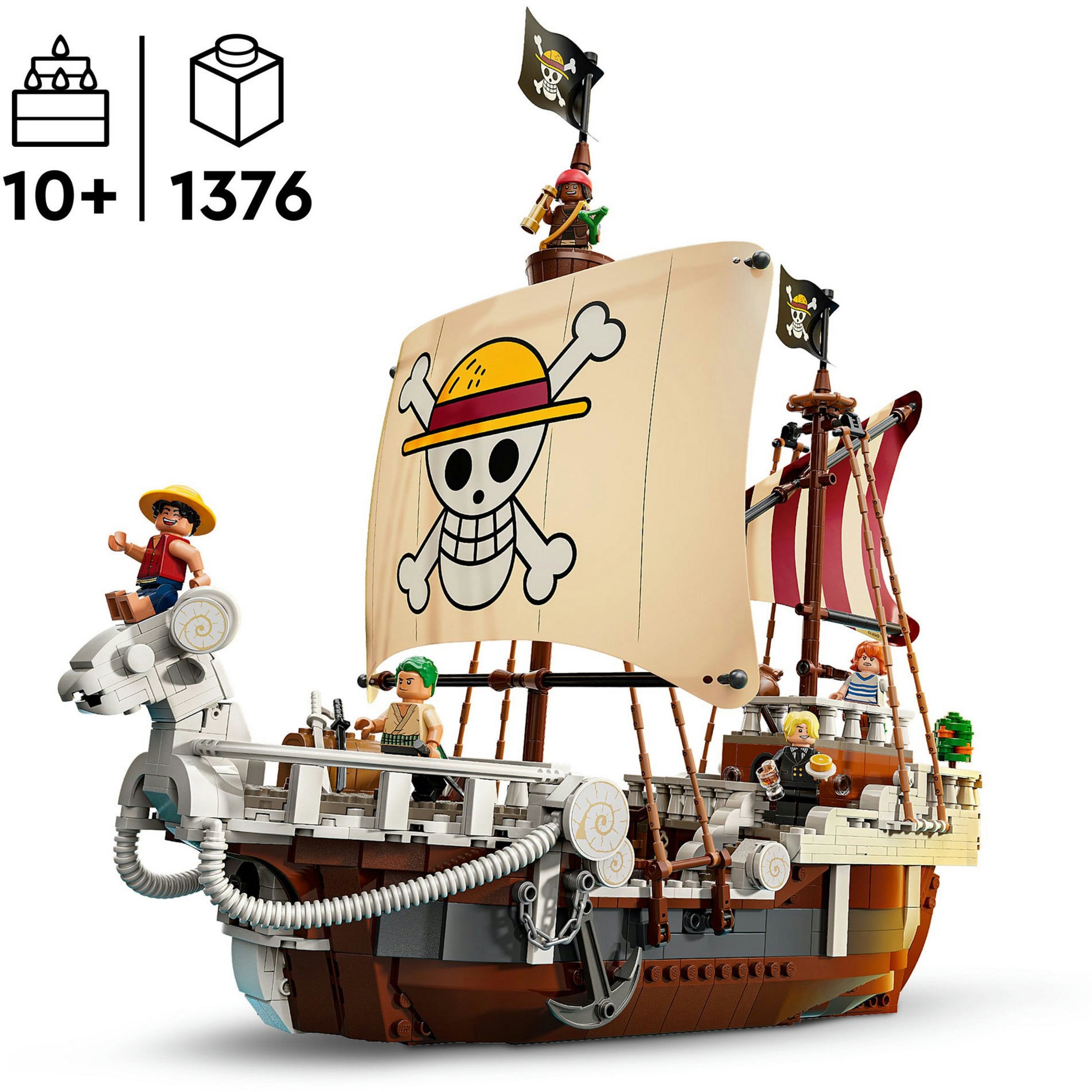 Lego one piece 75639 het piratenschip going merry