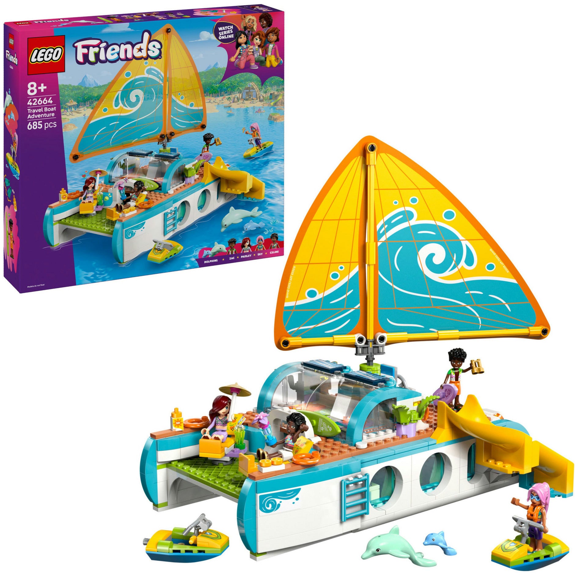 Lego friends 42664 avontuurlijke bootreis