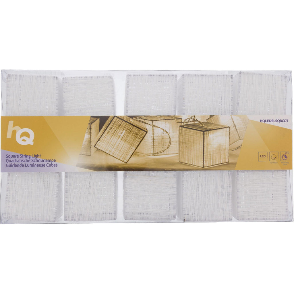 Hq lichtslinger vierkant 10 led sfeerverlichting
