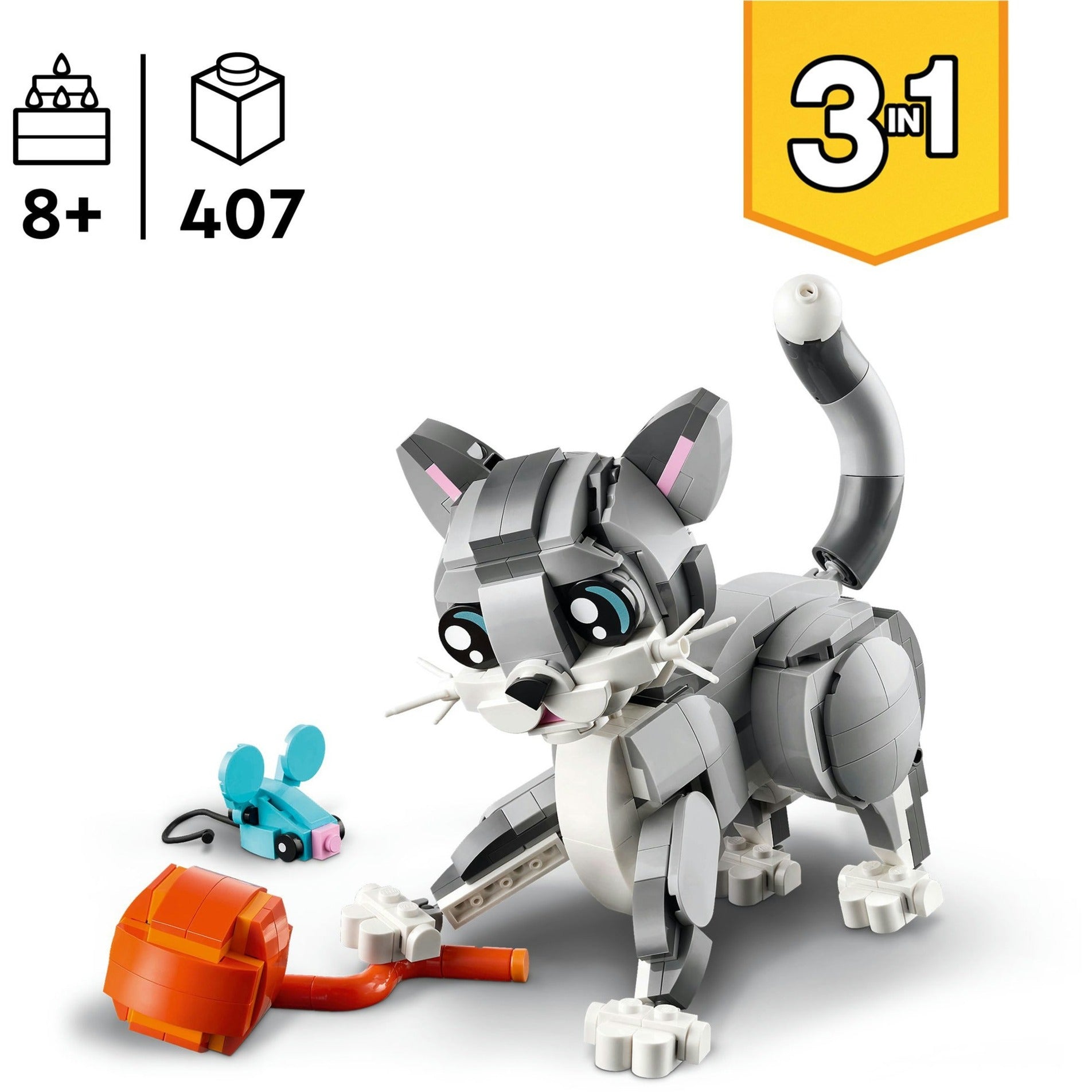 Lego creator 31163 speelse kat