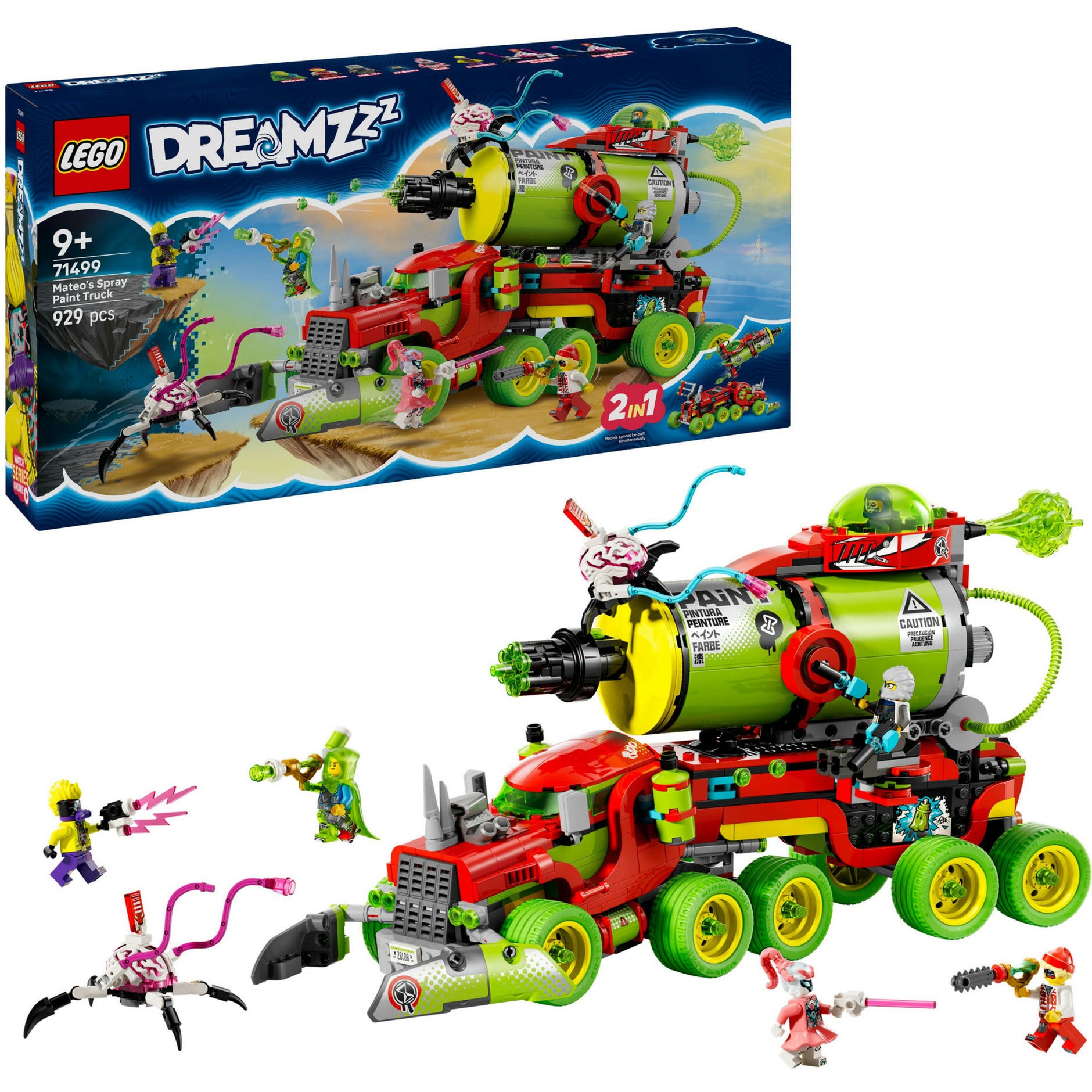 Lego dreamzzz 71499 mateo's spuitbustruck
