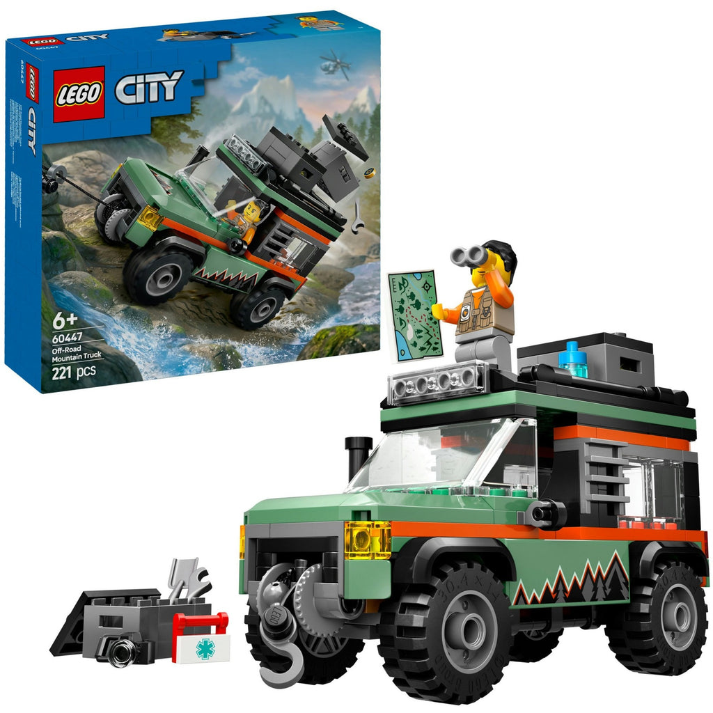 Lego city - 4x4 terreinwagen voor in de bergen constructiespeelgoed (60447)