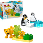 LEGO - duplo town 10442 families van wilde dieren: pinguïns en leeuwen