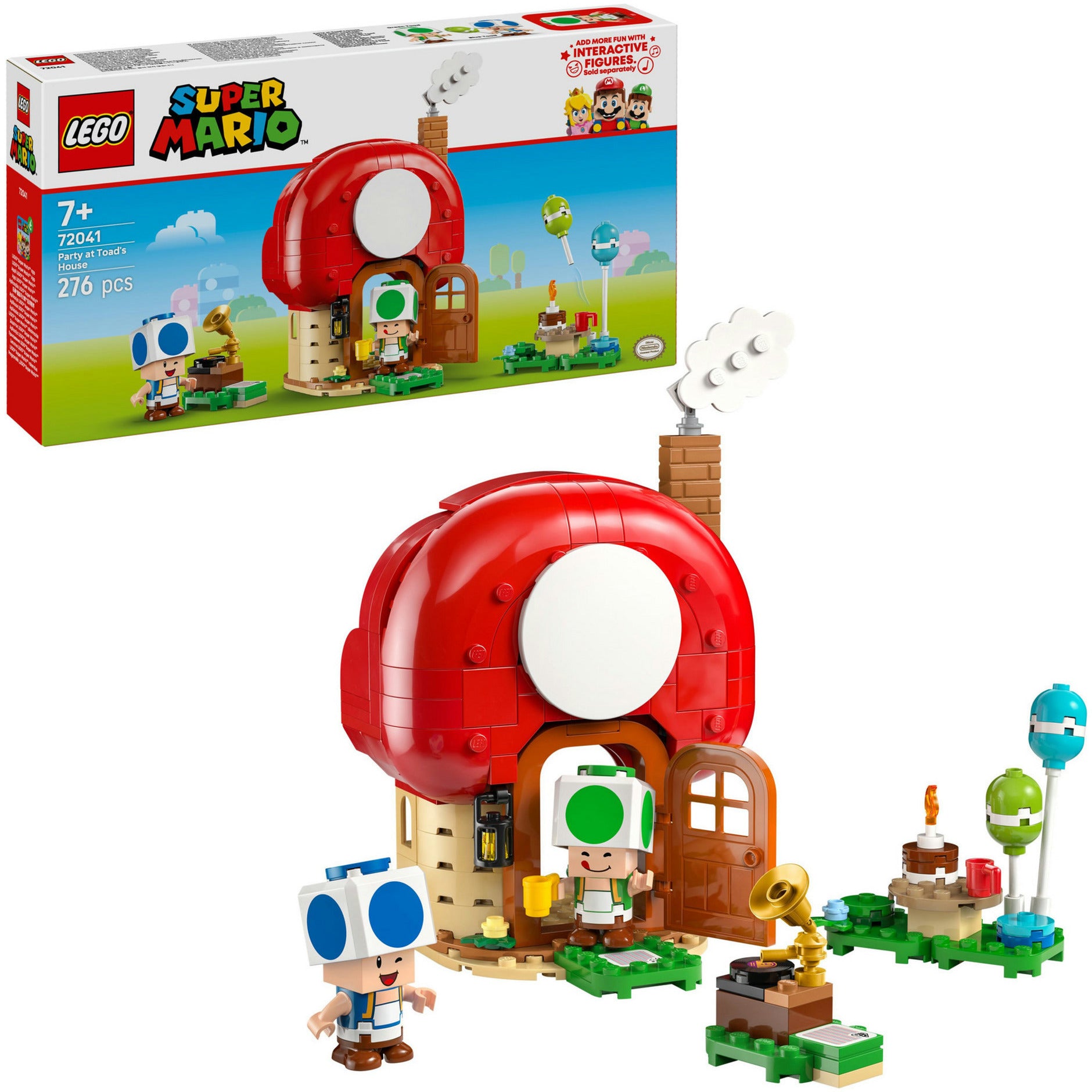 LEGO - super mario 72041 toads huisfeestje
