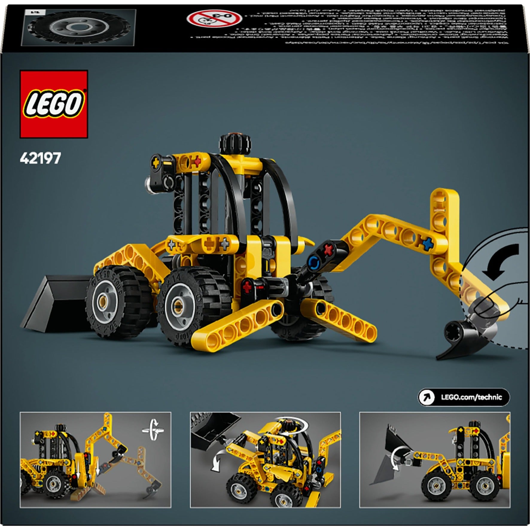 Lego technic 42197 graaflaadmachine