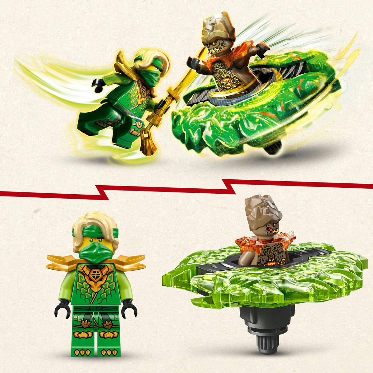 LEGO - ninjago 71850 lloyd vs. elementaire monsterspinner