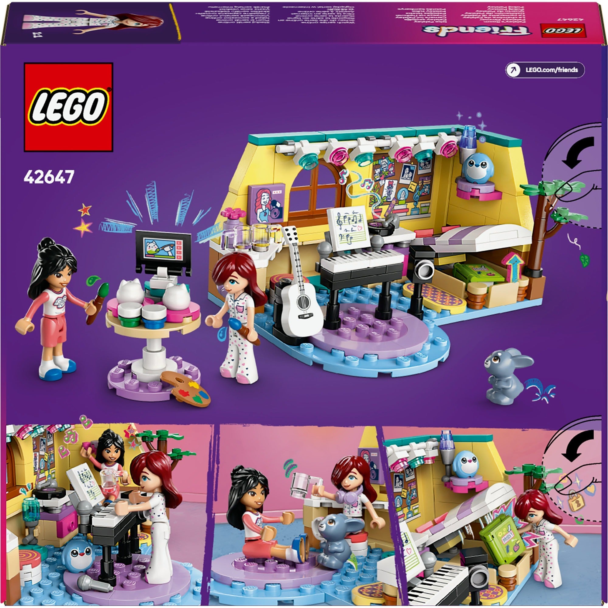 Lego friends 42647 paisley's kamer