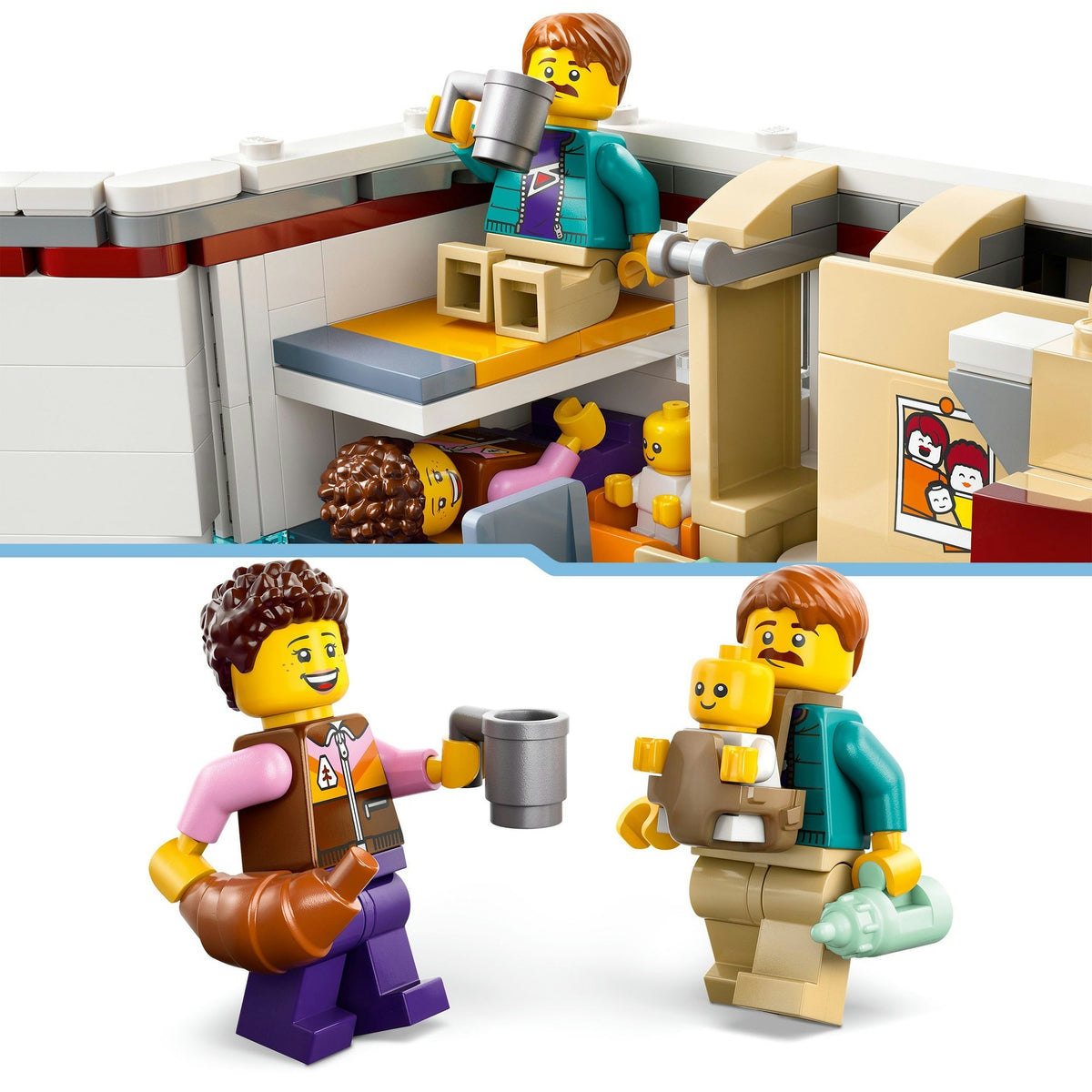 Lego city avontuurlijke camper voertuig speelgoed voor kinderen vanaf 6 jaar 60454