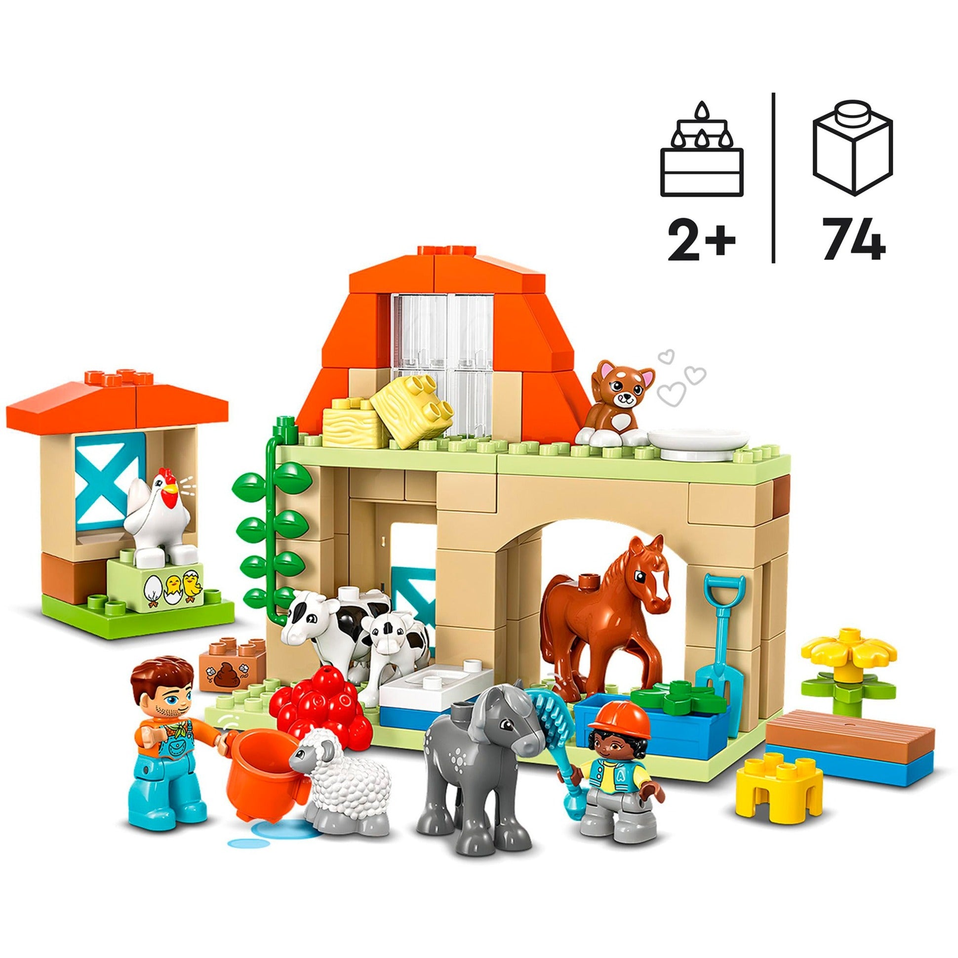 Lego duplo town 10416 dieren verzorgen op de boerderij