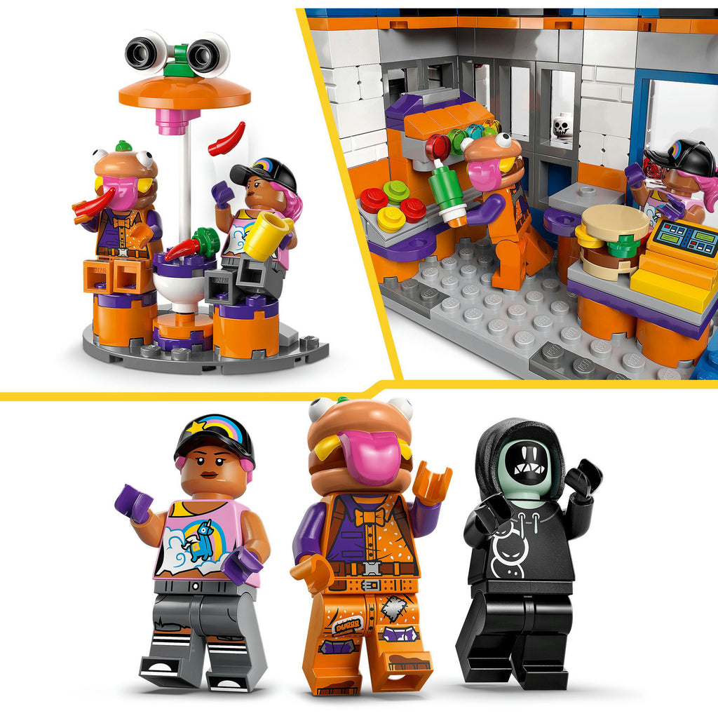 LEGO - fortnite - durrr burger restaurant constructiespeelgoed (77076)