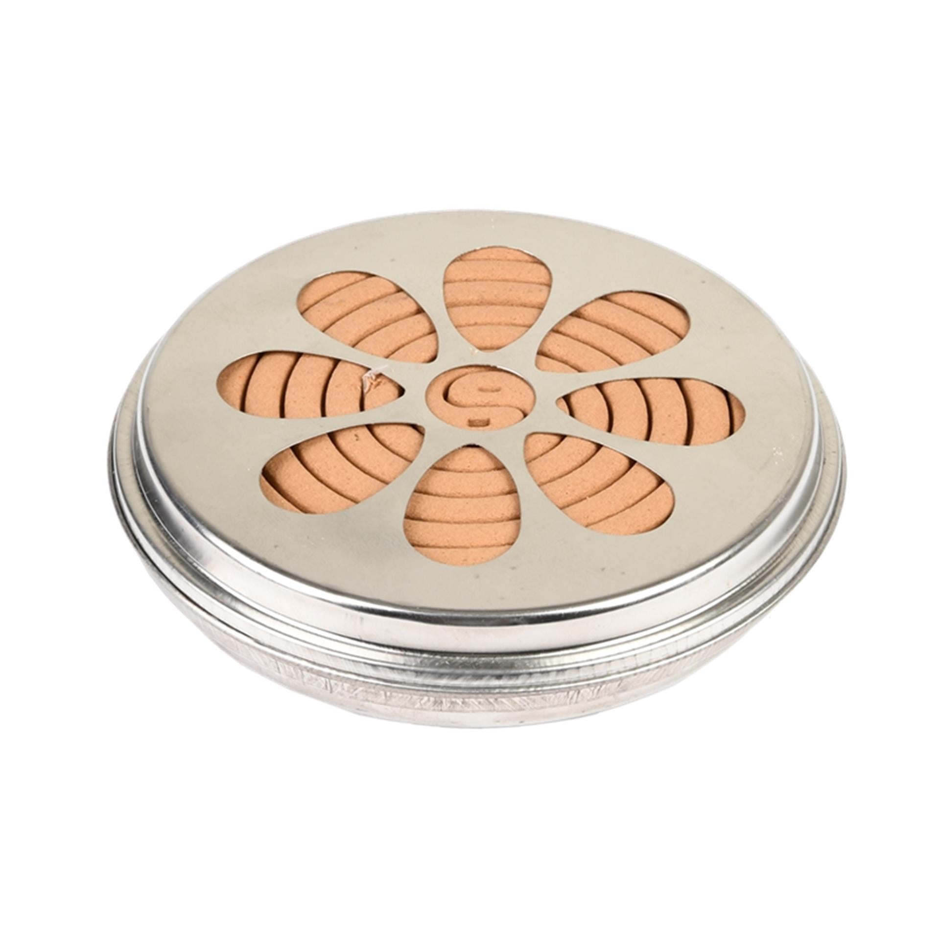 Esschert design citronella spiralen in zinken bakje
