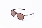 Formula Zonnebril unisex rond cat.4 donkerbruin bruin