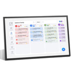 Benel - Benel Fotocube 3-in-1 digitale fotolijst met kalender pw156-ca zwart 15.6 inch