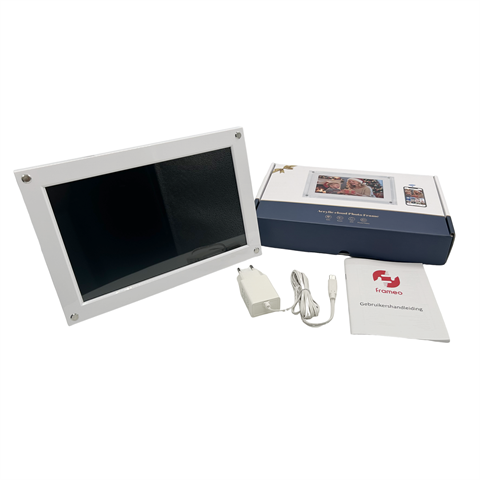 Benel - Benel Frameo digitale fotolijst wt-101w acryl wit 10.1 inch