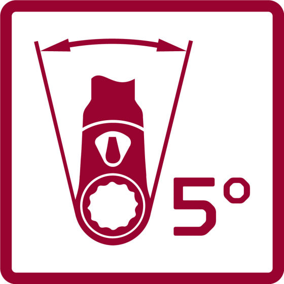 Gedore dopsleutel + ratel 1 2” | 6-kt | + rail | 12-dlg - 3300030