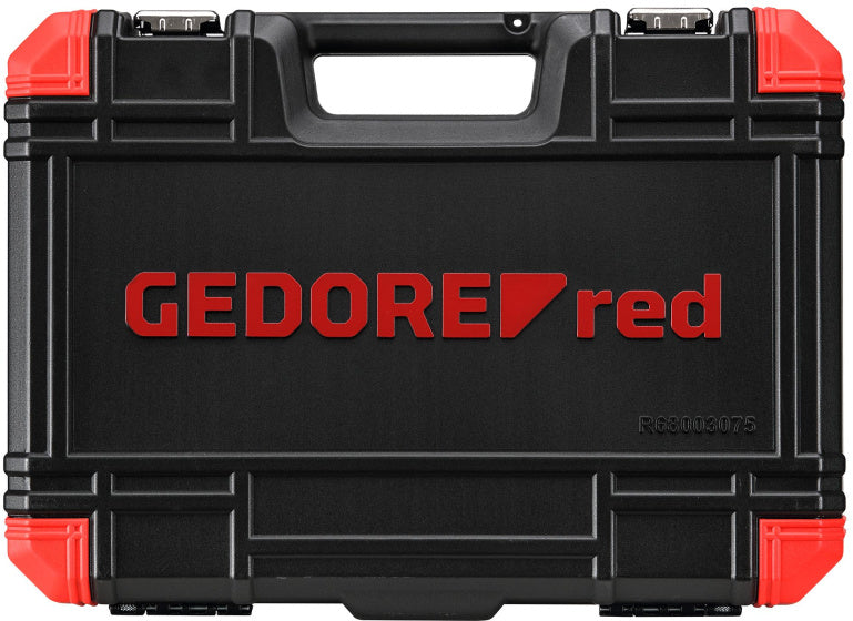 Gedore red r68003075 75-delige schroefgereedschapset tx 1 4”+ 1 2” 3301575 r68003075
