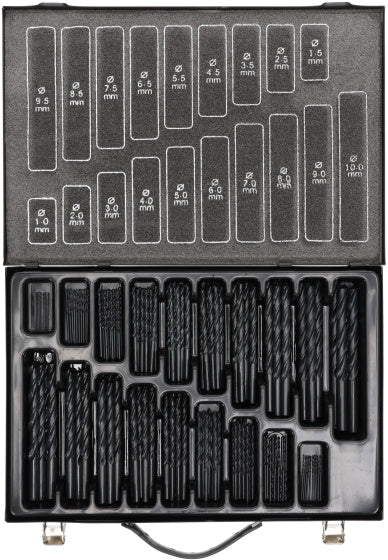Gedore spiraalborenset | diameter 1-10 mm | per 0,5 oplopend | 170-delig - 3301612