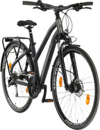 Ghost square 28 inch xs dames 27v zwart grijs