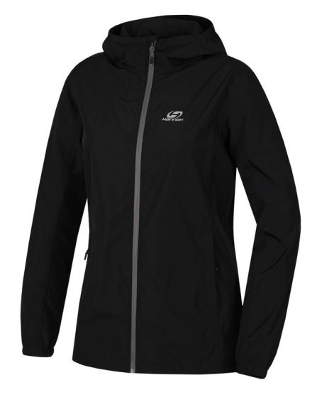 Hannah Outdoorjas Dries dames polyester PU zwart mt 40