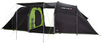 High peak Familietent Tauris 6.0 6-persoons 620 cm donkergrijs