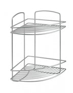 Metaltex onda hoekrek 22x22x35cm 2 laags