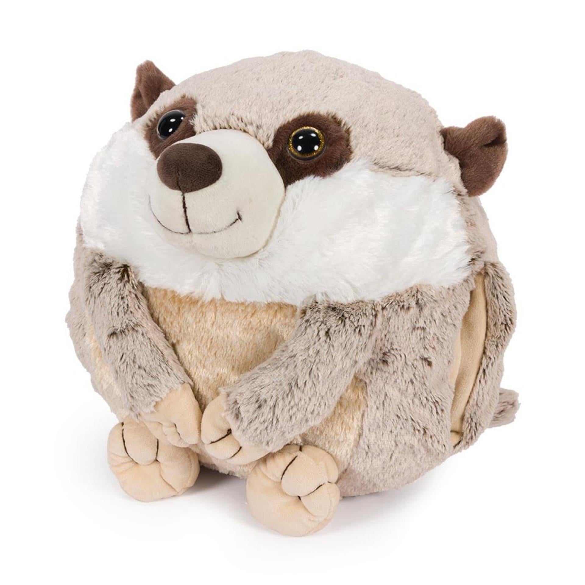 Noxxiez handwarmer knuffelkussen stokstaartje