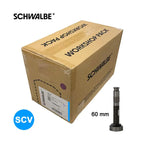 Schwalbe binnenband 23 30-622 630 scv15 click ventiel 60mm werkplaatsverpakking 50 stuks