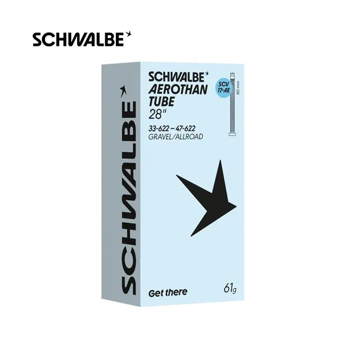 Schwalbe binnenband aerothan scv17-ae 28 33 47-622 80mm