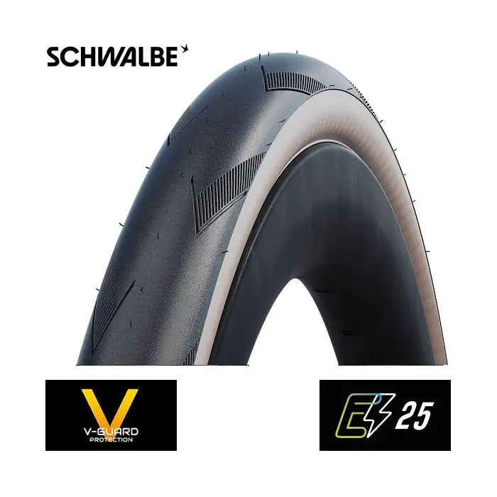 Pneu Schwalbe 28-1.25 (32-622) Pro One Evo noir-tr.skin pliable