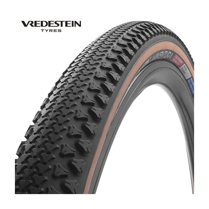 Vredestein buitenband aventura 40-622 zwart transparant tlr
