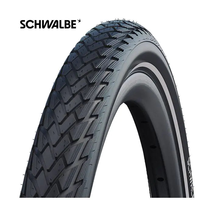 Pneu extérieur Schwalbe Marathon Perf G-Guard 28 x 1,65 noir refl