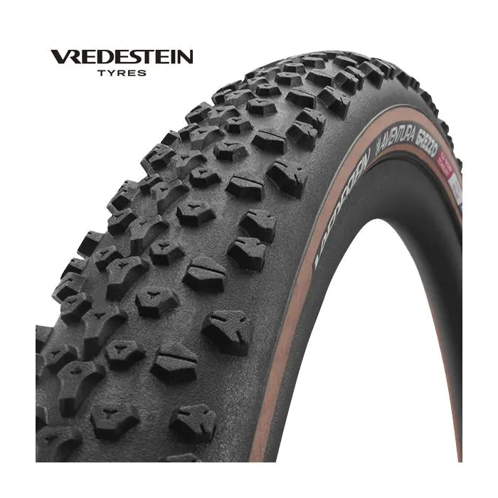 Vredestein - buitenband aventura grezzo 50-622 28" gravel tricomp tlr b/trans - 115023