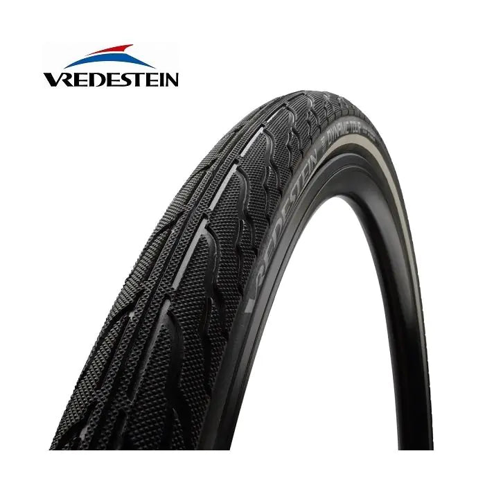 Vredestein - buitenband dynamic city 47-559 zwart refl