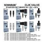 Schwalbe Benelux B.V. - Benelux B.V. ventiel conversiekit clik sv-scv & dv-scv 25-delig