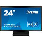 Iiyama prolite t2452msc-b1 23.8 touchscreen monitor (zwart, hdmi, displayport, 2x usb-a, usb-b)
