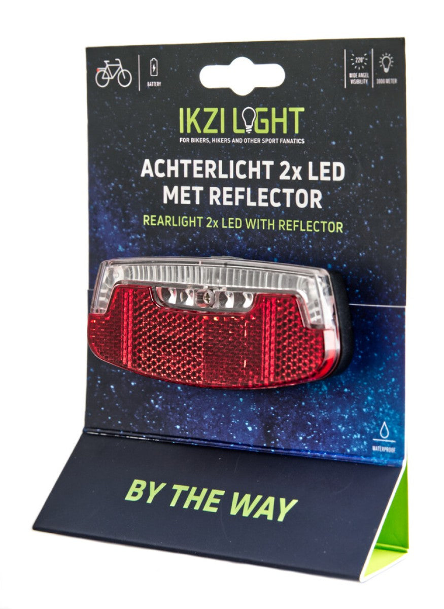 Feu arrière Ikzi 2 LED d'ailleurs carte batterie
