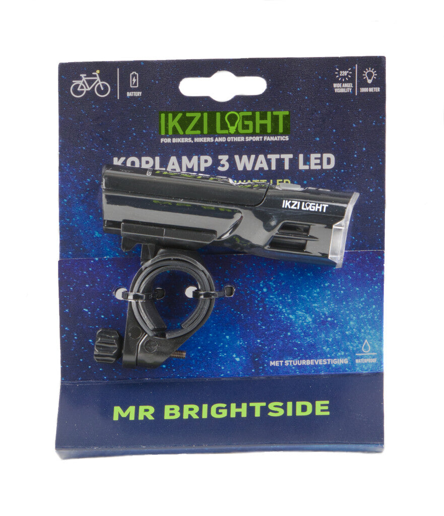 Phare IKZI-Light Alu LED Mr. Batterie Brightside Hi-Tech.