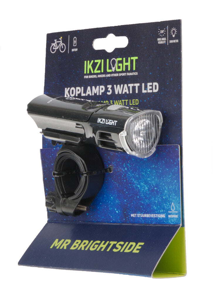 Phare IKZI-Light Alu LED Mr. Batterie Brightside Hi-Tech.