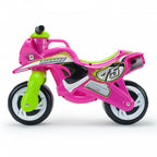 Injusa loopfiets motor tornado roze