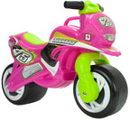 Injusa loopfiets motor tornado roze