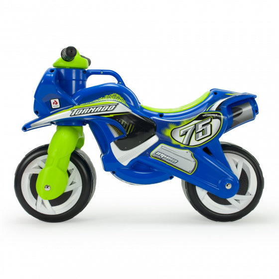 Abi injusa loopfiguur bike tornado blauw groen