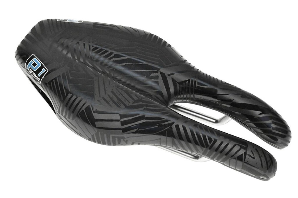 Ism zadel p1 gravel, zwart