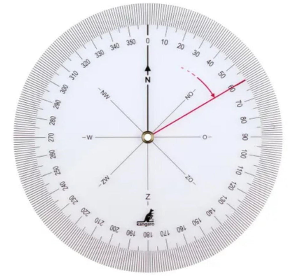Kangaro - Kangaro Koershoekmeter transparant