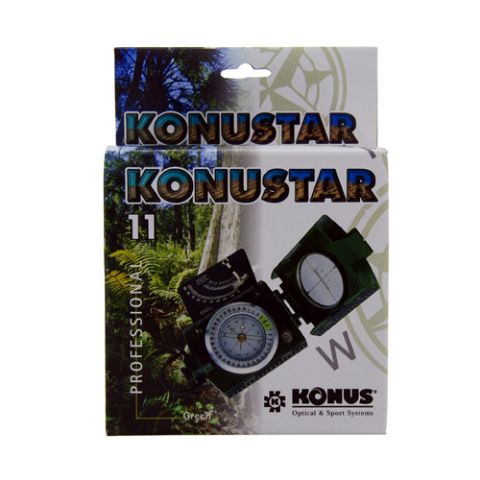 Compasse Kanstar-11 95 x 65 x 31 mm en acier vert
