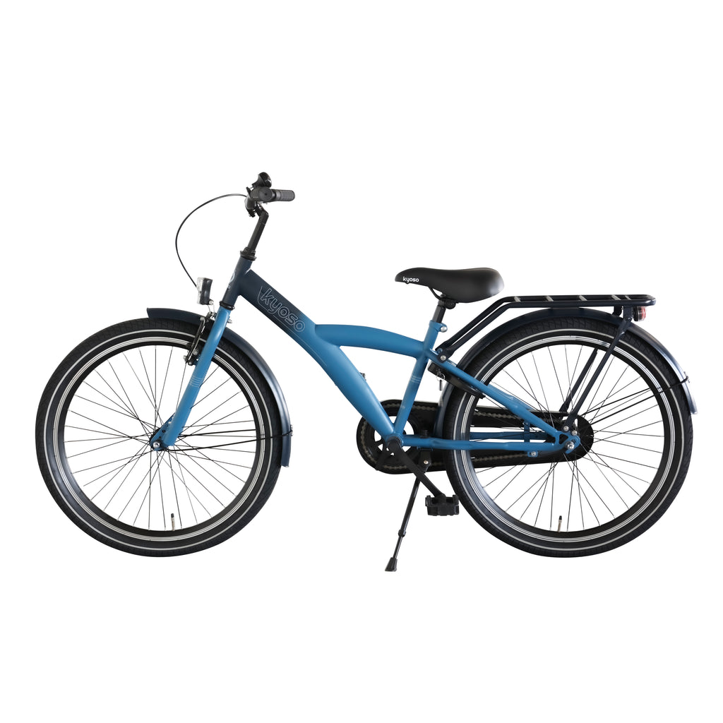 Kyoso - Kyoso Kinderfiets x-rider 24 inch nexus-3 met remnaaf - donkerblauw/aqua
