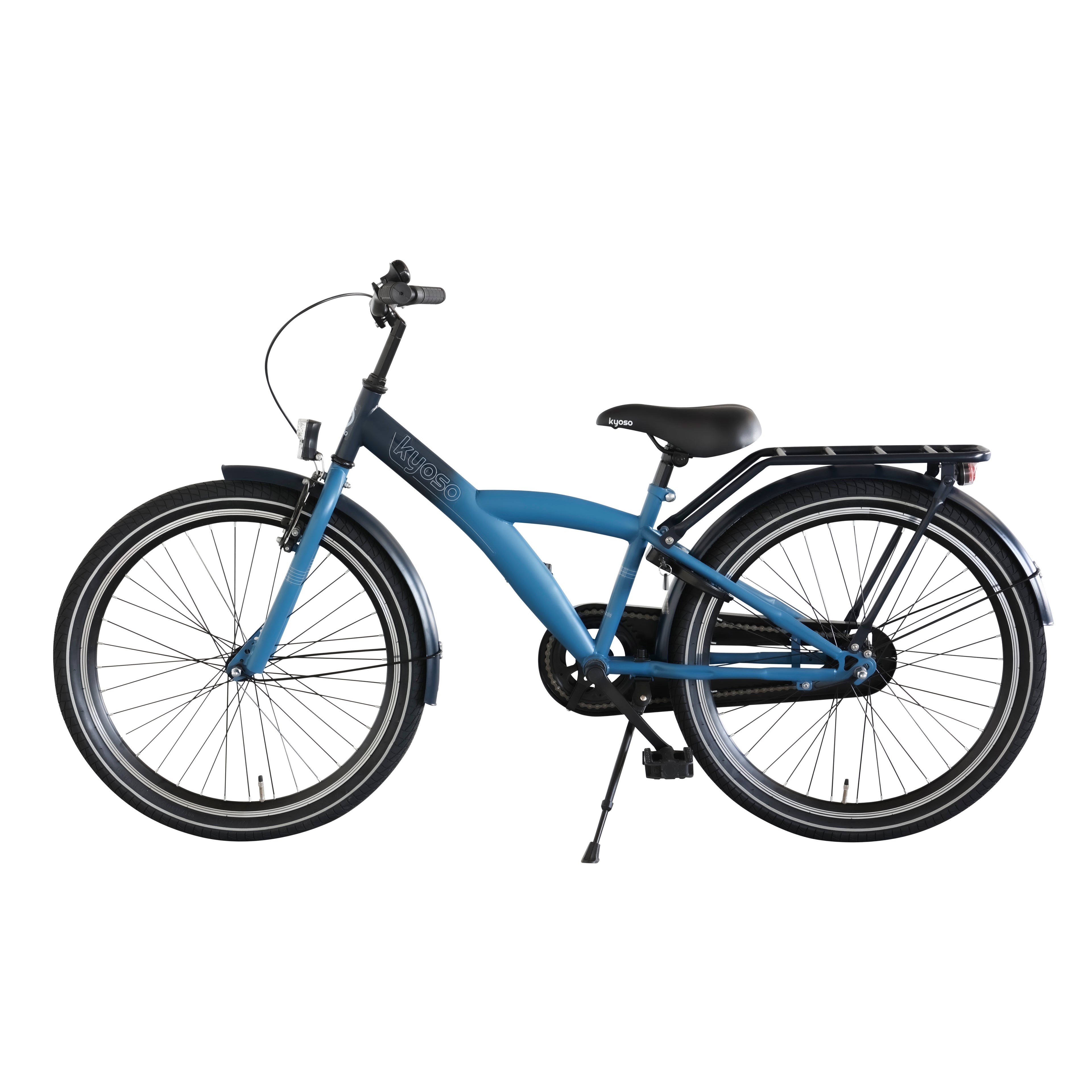 Kyoso - Kyoso Kinderfiets x-rider 24 inch nexus-3 met remnaaf - donkerblauw/aqua