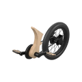 Leg and go pedal bike add-on