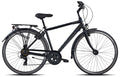 Legnano Cambridge 28 Inch 54 cm Heren 7V V-Brakes Matzwart Grijs